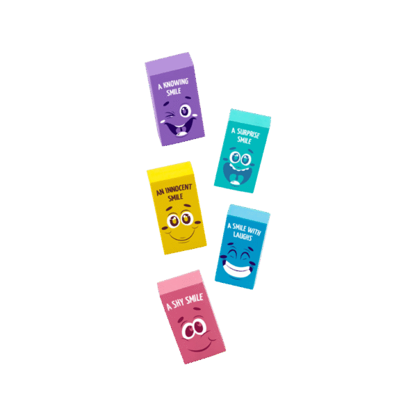 Smiley Erasers